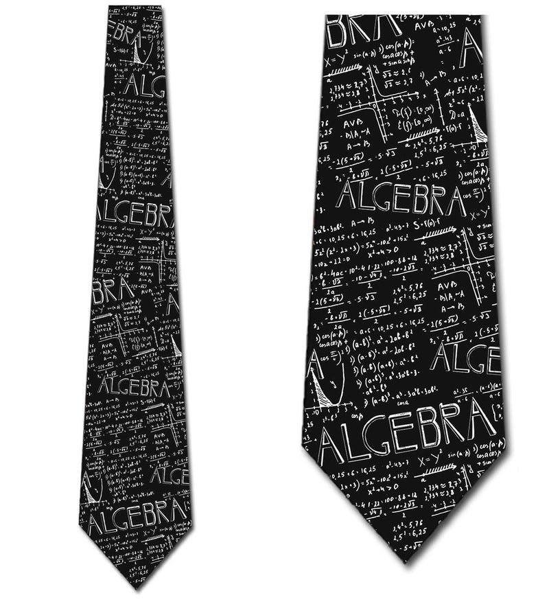 Three Rooker Education Ties Mens Math Necktie - Image 2